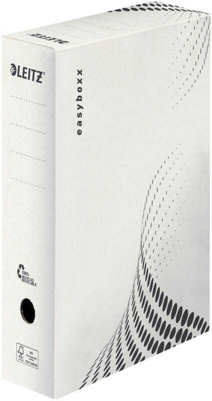 Leitz easyboxx Archivbox 6132 900 Blatt A4 Weisser Karton 10 x 35 x 25 cm 25 Stück