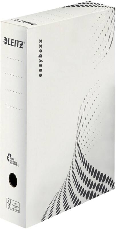Leitz easyboxx Archivbox 6131 700 Blatt A4 Weisser Karton 8 x 35 x 25 cm 25 Stück
