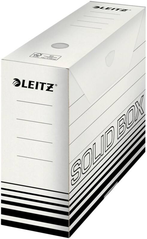 Leitz Archivbox 61280001 A4 Karton 10 (B) x 33 (T) x 25,7 (H) cm Weiss  10 Stück
