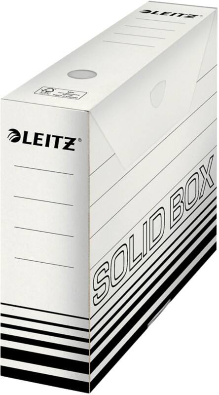 Leitz Archivbox 61270001 A4 Karton 8 (B) x 33 (T) x 25,7 (H) cm Weiss  10 Stück