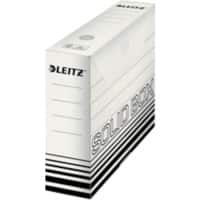 Leitz Solid Archivschachteln 6127 700 Blatt A4 Weiß Karton 8 x 25,7 x 33 cm 10 Stück