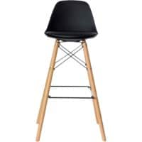 Tabouret de bar Paperflow Noir Paquet de 2