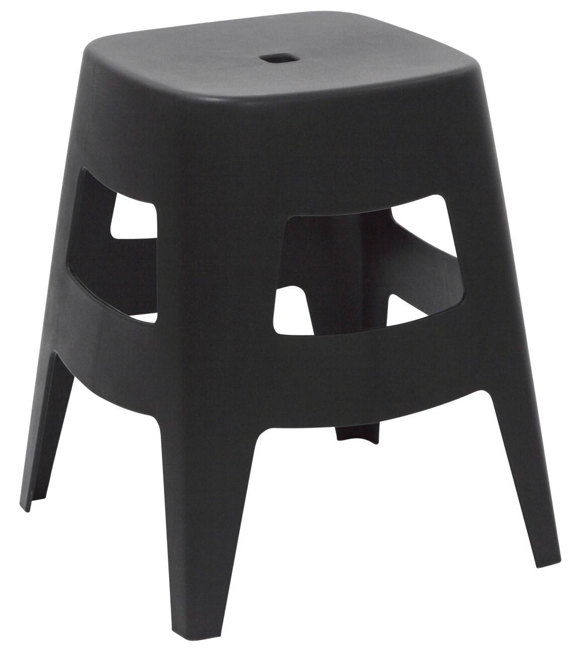 meet powered by PAPERFLOW Hocker Kunststoff Schwarz  5 Stück