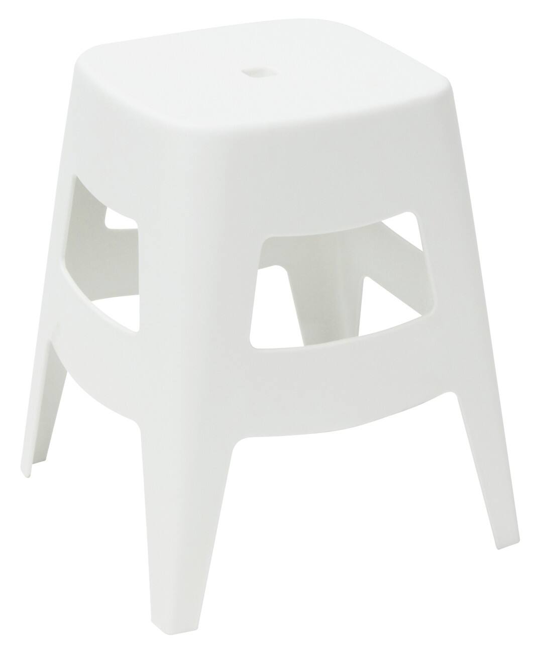 meet powered by PAPERFLOW Hocker Kunststoff Weiß  5 Stück