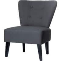 Fauteuil visiteur Paperflow Brighton Anthracite