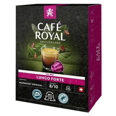 Capsules de café CAFÉ ROYAL Capsules Lungo forte 36 Unités de 5,2 g