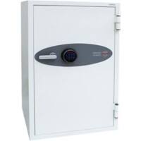 Coffre-fort Phoenix Fire Fighter FS0443F 145 L Serrure à empreintes digitales Blanc 655 x 560 x 1145 mm