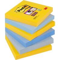 Notes Super Sticky Post-it New York Collection 76 x 76 mm Assortiment 6 Blocs de 90 Feuilles