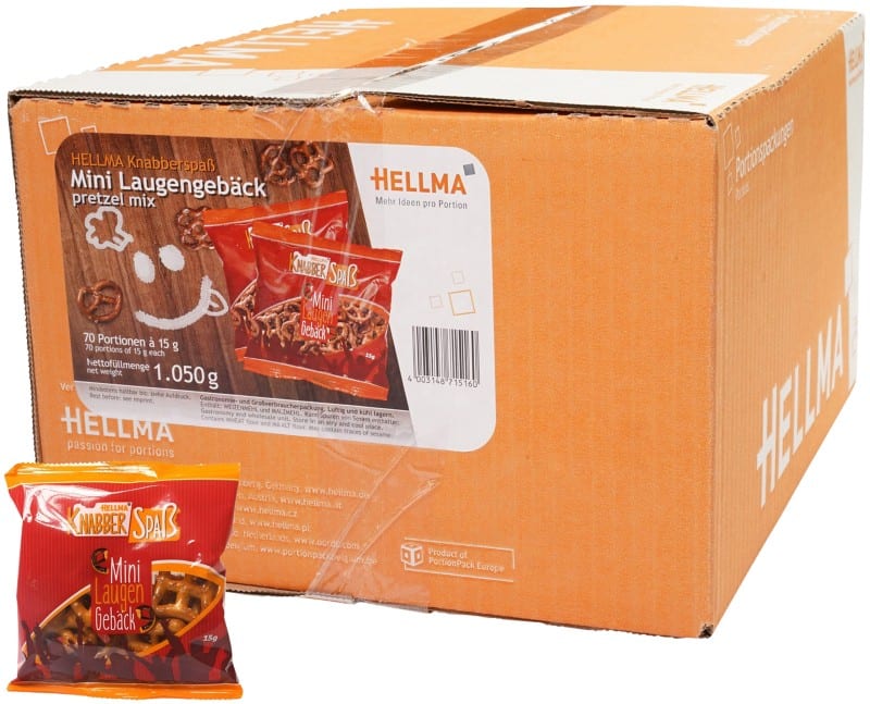 Bretzel Hellma Mini 70 unités de 15 g