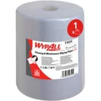 WYPALL Wischtücher Gerollt Blau 2-lagig 7301 500 Blatt