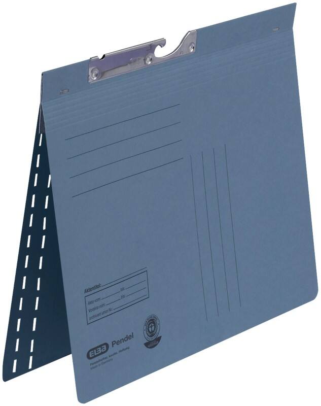 Dossier suspendu ELBA A4 Bleu Papier manilla