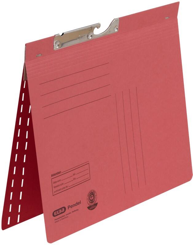 Dossier suspendu ELBA A4 Rouge Papier manilla