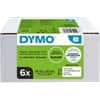Dymo LW 2093092 / 99014 Authentic Versand-/Namensschildetiketten Selbstklebend Weiss 54 x 101 mm 6 Rollen à 220 Etiketten