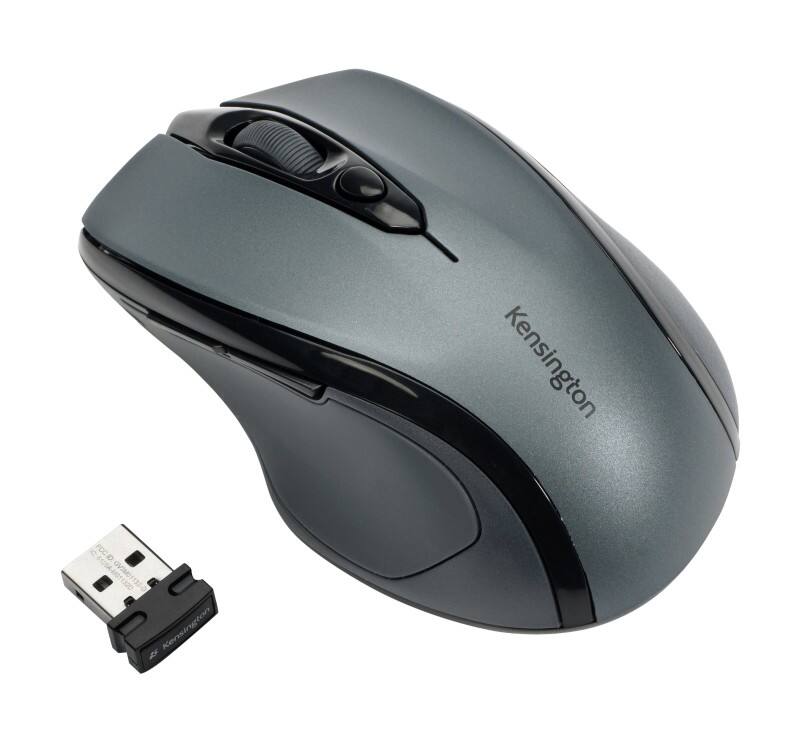 Souris Kensington Pro Fit Sans fil Anthracite Adapté pour les gauchers