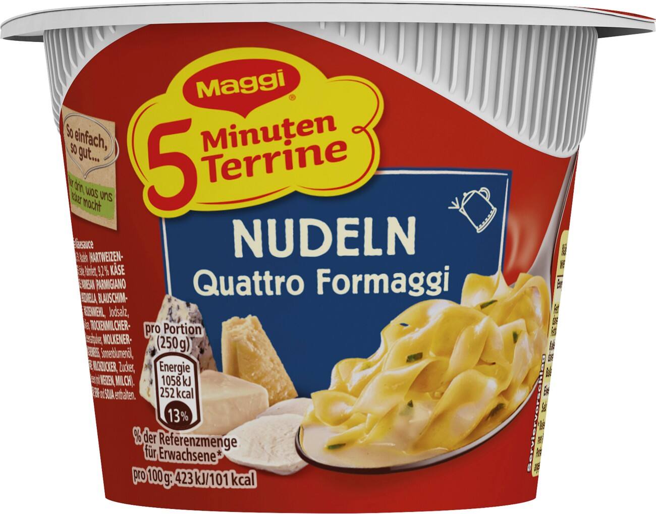 Pot de pâtes Maggi Quattro Formaggi 8 Unités