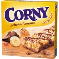 Barres muesli Corny Chocolat & banane 6 unités de 25 g