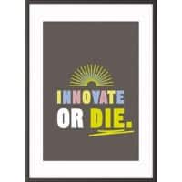 Paperflow Wandbild "Innovate or die" 300 x 400 mm