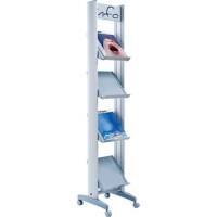 Présentoir Paperflow A4 Argenté 4.24X32TM.35 330 (L) x 385 (P) x 1678 (H) mm