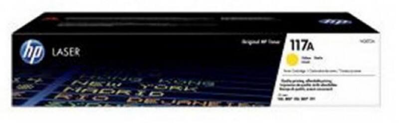 Toner HP 117A Original W2072A Jaune