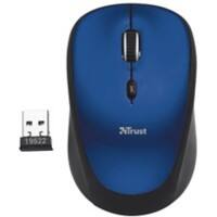 Souris sans fil Trust Yvi Capteur Ambidextre USB-A Micro récepteur Bleu
