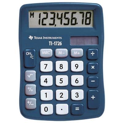 Texas Instruments Tischrechner TI-1726 83 mm Blau