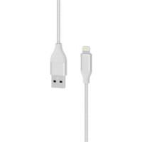 XLayer Ladekabel PREMIUM Metallic USB zu Lightning 1.5m Silber