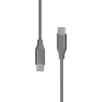 Câble de charge XLayer PREMIUM Métallisé USB-C vers USB-C 1,5 m (Charge rapide 3A / USB 2.0) Gris sidéral