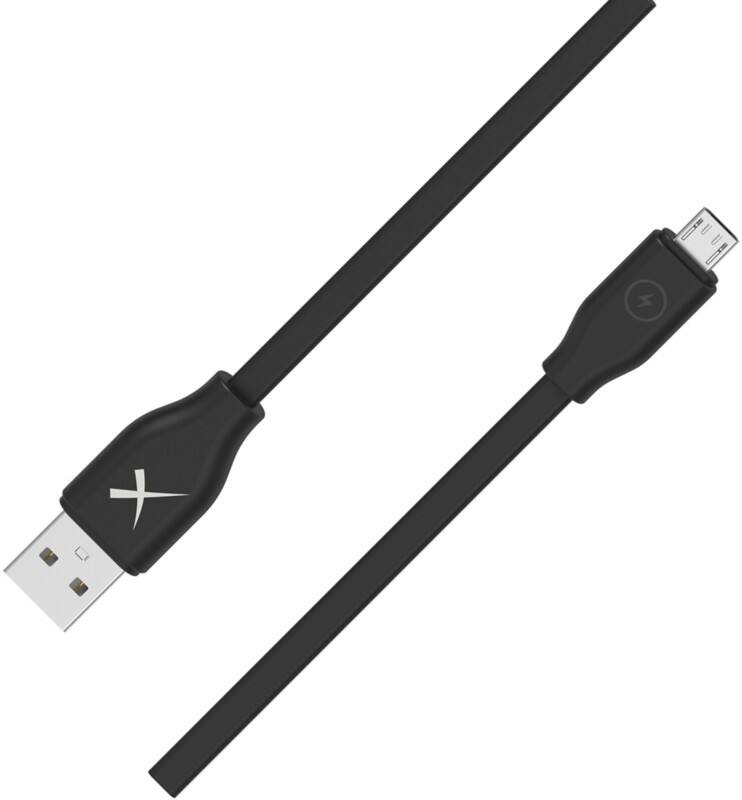 Câble de charge XLayer USB-C Mâle USB Micro A Mâle 2 m Noir