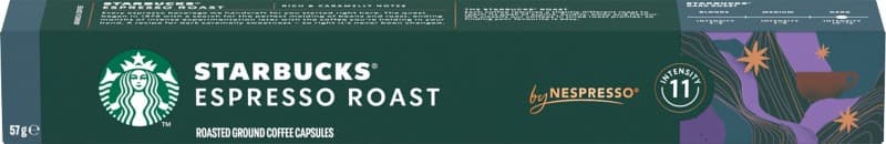 Capsules de café by Nespresso Espresso Roast Starbucks Espresso Intensité du café 11 Fort 10 Unités de 5.7 g