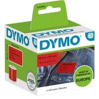 DYMO LW 2133399 Versandetiketten Selbsthaftend Schwarz auf Rot 54 mm (B) x 101 mm (L) 220 Etiketten