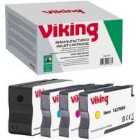 Viking 953XL Kompatibel HP Tintenpatrone 3HZ52AE Schwarz, Cyan, Magenta, Gelb Multipack 4 Stück
