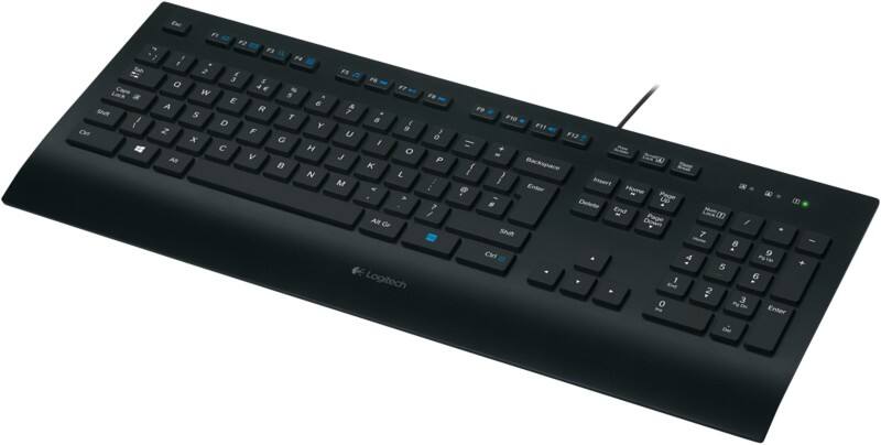Logitech Tastatur K280e 920-008669 Verkabelt Schwarz QWERTZ (DE)