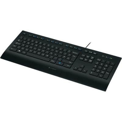 Logitech Tastatur K280e 920-008669 Verkabelt Schwarz QWERTZ (DE)