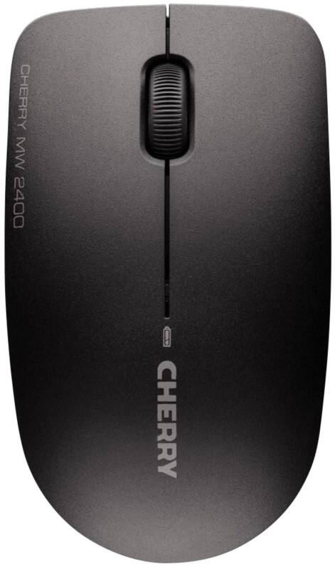 Souris CHERRY MW 2400 Sans fil Noir Adapté pour les gauchers