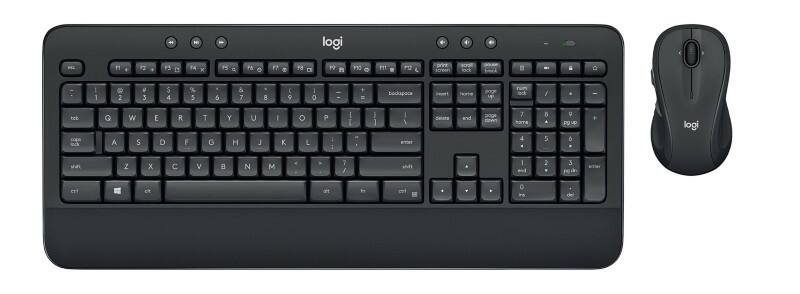 Logitech Tastatur-Maus-Set MK545 Advanced Kabellos Schwarz QWERTZ (DE)