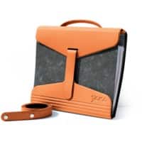 YAKA Ordnertasche PVC Orange 2 Stück