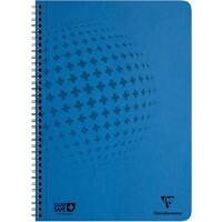 Clairefontaine Clean'Safe A4 Drahtgebunden Blau Pressboard Cover Notizbuch Kariert 60 Blatt