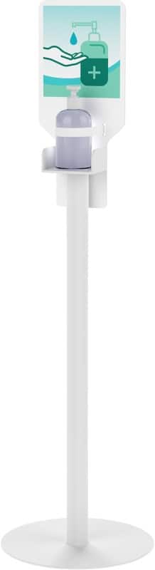 Paperflow Desinfektionsmittel-Station 1214 mm Weiss