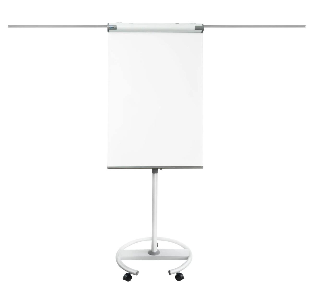 master of boards Shark Flipchart Lackierter Stahl 67 (B) x 105 (H) cm Grau