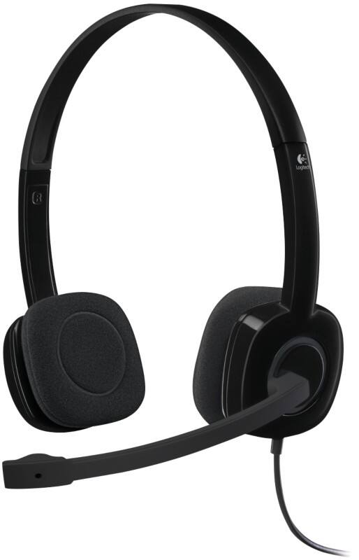 Casque audio Logitech H111 Avec fil Sur tête 3,5 mm Jack Avec Microphone Stéréo Noir