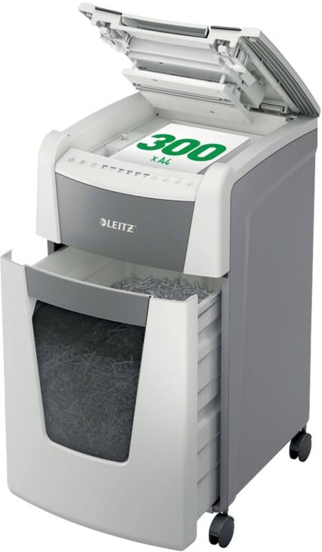 Leitz Aktenvernichter IQ Autofeed Office 300 Automatisch Partikelschnitt Papier P-4
