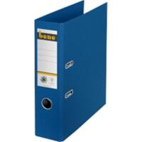 Classeur à levier BENE No. 1 Power 80 mm Carton A4 Bleu Neutre en carbone Carton recyclé 100%