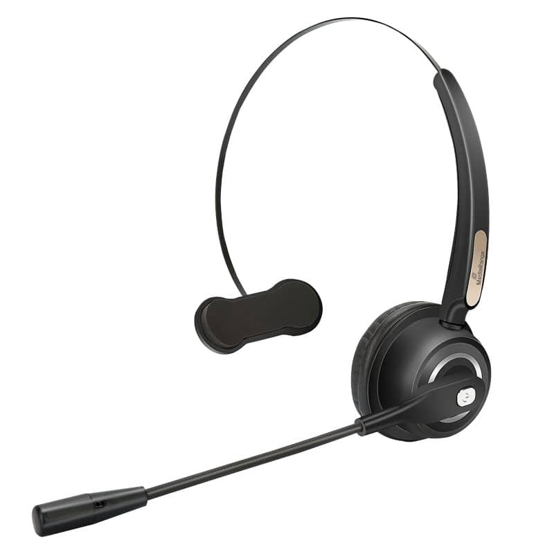MediaRange Kabellos Headset Over-Ear Bluetooth, USB Mit Mikrofon Mono Kabellos MROS305