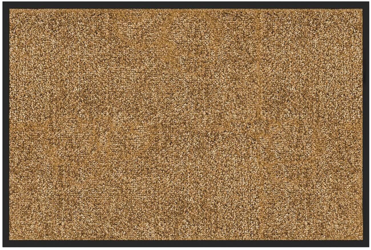 Tapis d'entrée Color Your Life Rhine Beige doré 600 x 900 mm