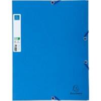 Exacompta 3-Klappen Sammelmappe 56122E CleanSafe A4 Blau Karton 24 x 32 cm