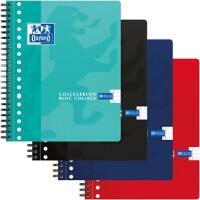 Cahier OXFORD A5+ Ligné Reliure en spirale Carton Assortiment 160 Pages