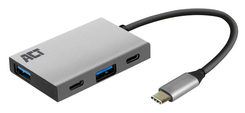 ACT USB Hub AC7070 USB-C zu USB-A, USB-C