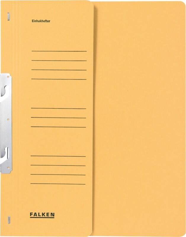 Falken Ösenhefter halber Deckel und Verschlussmechanik DIN A4 Elfenbein Karton