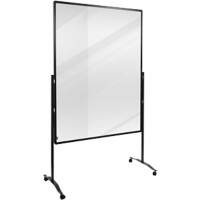 Legamaster Schutzscheibe Plexiglas, Aluminium Premium Plus Transparent, Schwarz 1.000 x 5 x 1.500 mm