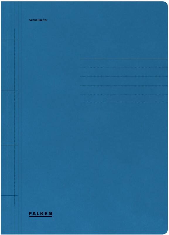 Chemises à lamelle Falken A4 Bleu Manille Recycled 250 g/m²  